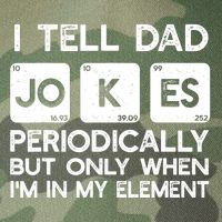 I Tell Dad Jokes Periodically but Only when I'm My Element Legacy Tie Dye Trucker Hat