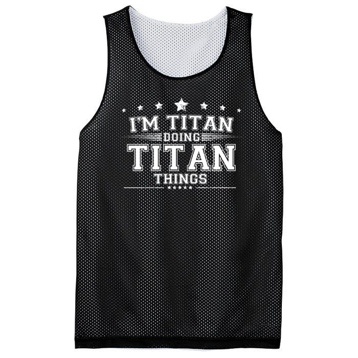 Im Titan Doing Titan Things Mesh Reversible Basketball Jersey Tank