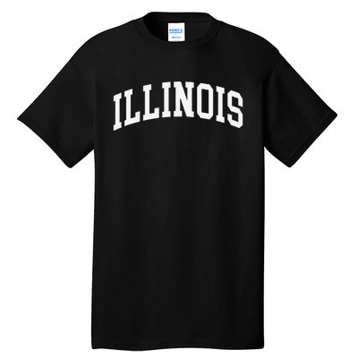 Illinois Throwback Design Classic Tall T-Shirt