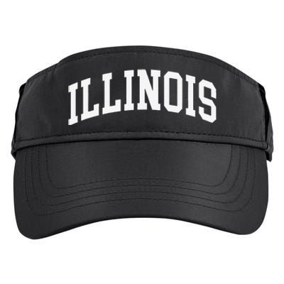 Illinois Throwback Design Classic Adult Drive Performance Visor