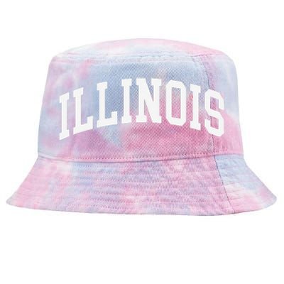 Illinois Throwback Design Classic Tie-Dyed Bucket Hat