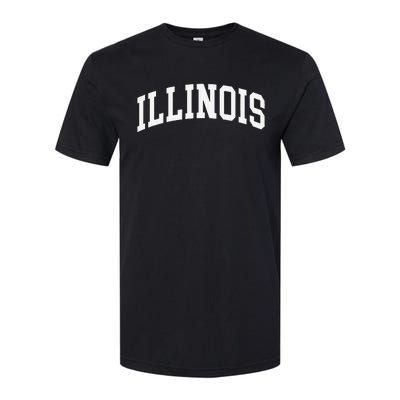 Illinois Throwback Design Classic Softstyle CVC T-Shirt