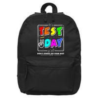 It's Test Day Yall Funny School Testing Exam Motivation 16 in Basic Backpack