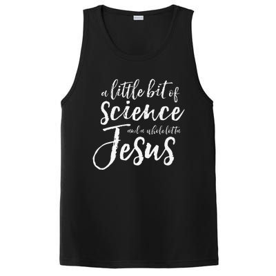 IVF Transfer Day Infertility Support IUI Science Jesus Gift Premium PosiCharge Competitor Tank