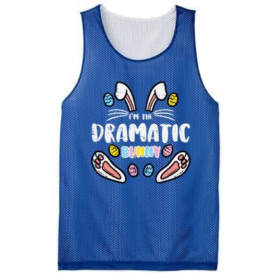 Im The Dramatic Bunny Easter Matching Family Mom Wife Gift Mesh Reversible Basketball Jersey Tank