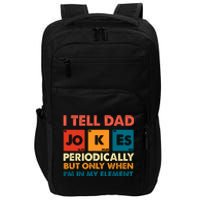 I Tell Dad Jockes Father's Day Impact Tech Backpack