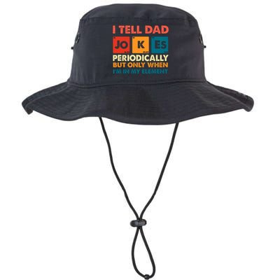 I Tell Dad Jockes Father's Day Legacy Cool Fit Booney Bucket Hat