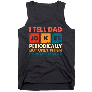 I Tell Dad Jockes Father's Day Tank Top