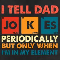 I Tell Dad Jockes Father's Day Golf Towel