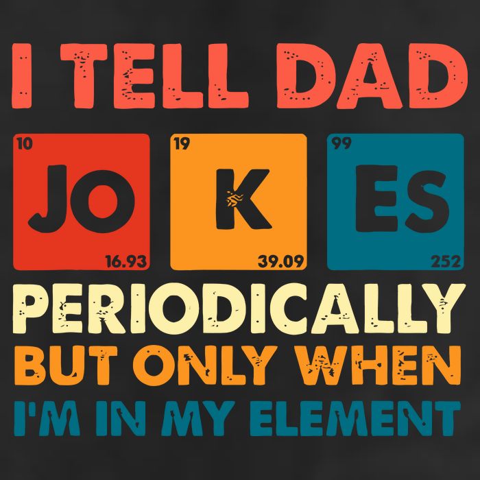 I Tell Dad Jockes Father's Day Golf Towel