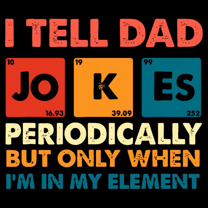 I Tell Dad Jockes Father's Day Short Acrylic Beanie
