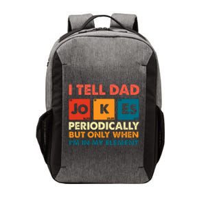 I Tell Dad Jockes Father's Day Vector Backpack