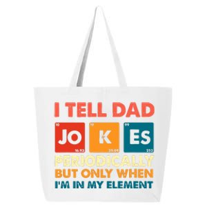 I Tell Dad Jockes Father's Day 25L Jumbo Tote