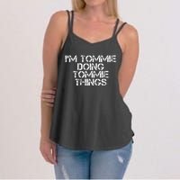 IM Tommie Doing Tommie Things Funny Birthday Name Gift Idea Women's Strappy Tank