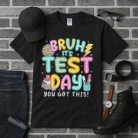 It’s Test Day Rock The School Test Day Teacher Tall T-Shirt