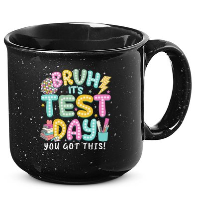 It’s Test Day Rock The School Test Day Teacher 15oz Campfire Ceramic Mug