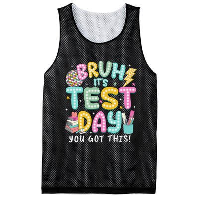 It’s Test Day Rock The School Test Day Teacher Mesh Reversible Basketball Jersey Tank