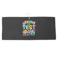 It’s Test Day Rock The School Test Day Teacher Large Microfiber Waffle Golf Towel