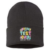 It’s Test Day Rock The School Test Day Teacher Sustainable Knit Beanie