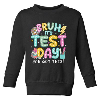 It’s Test Day Rock The School Test Day Teacher Toddler Sweatshirt