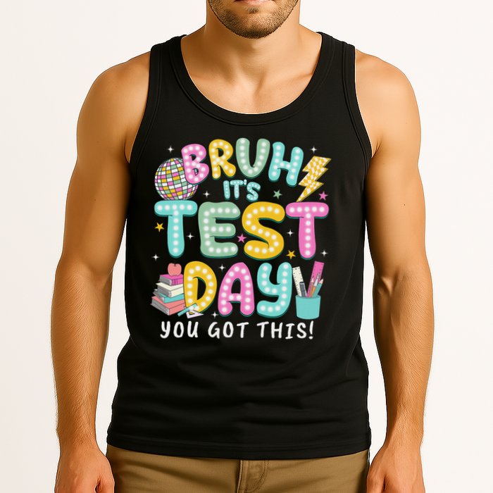 It’s Test Day Rock The School Test Day Teacher Tank Top