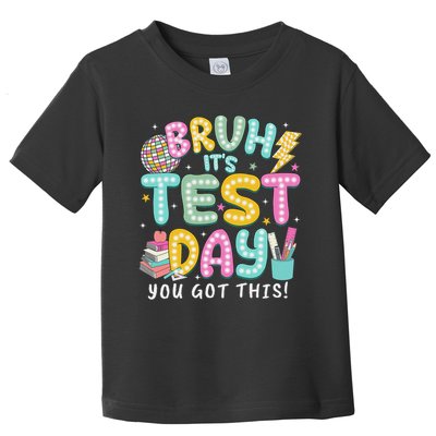 It’s Test Day Rock The School Test Day Teacher Toddler T-Shirt