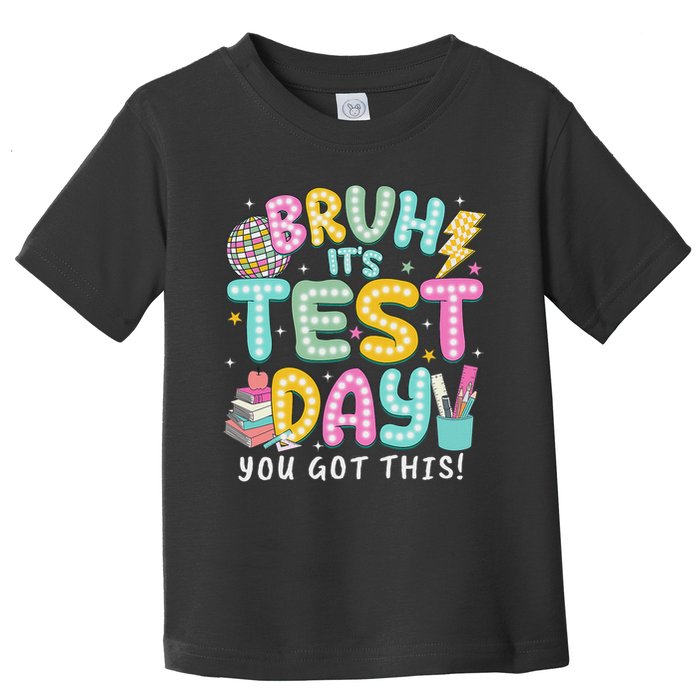 It’s Test Day Rock The School Test Day Teacher Toddler T-Shirt