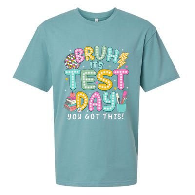 It’s Test Day Rock The School Test Day Teacher Sueded Cloud Jersey T-Shirt