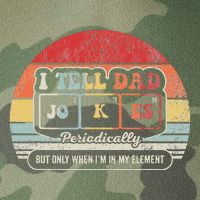 I Tell Dad Jokes Periodically Retro Style Legacy Tie Dye Trucker Hat