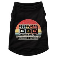I Tell Dad Jokes Periodically Retro Style Doggie Tank