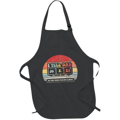 I Tell Dad Jokes Periodically Retro Style Apron