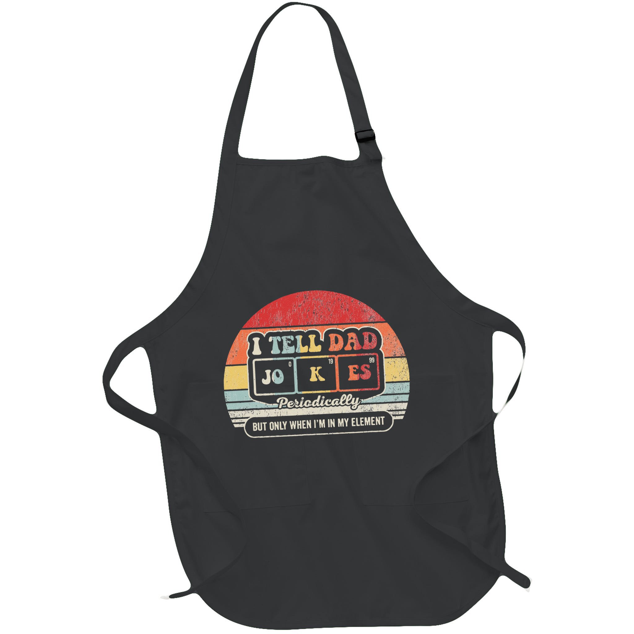 I Tell Dad Jokes Periodically Retro Style Apron