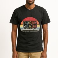 I Tell Dad Jokes Periodically Retro Style Tall T-Shirt