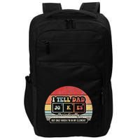 I Tell Dad Jokes Periodically Retro Style Impact Tech Backpack