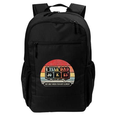 I Tell Dad Jokes Periodically Retro Style Daily Commute Backpack