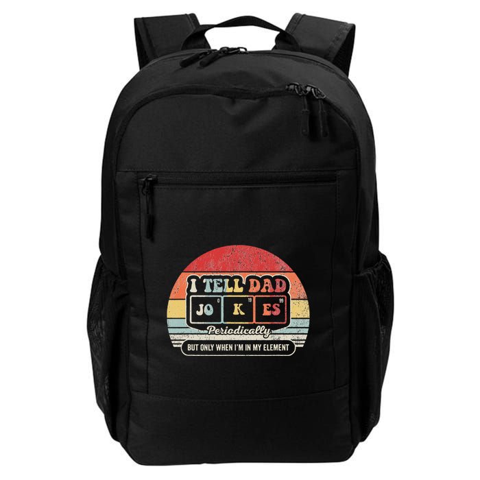 I Tell Dad Jokes Periodically Retro Style Backpack