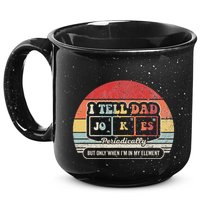 I Tell Dad Jokes Periodically Retro Style 15oz Campfire Ceramic Mug