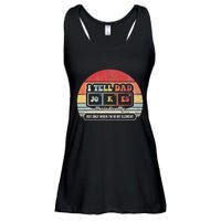 I Tell Dad Jokes Periodically Retro Style Ladies Essential Flowy Tank