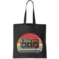 I Tell Dad Jokes Periodically Retro Style Bag