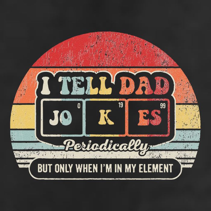 I Tell Dad Jokes Periodically Retro Style 25L Jumbo Tote