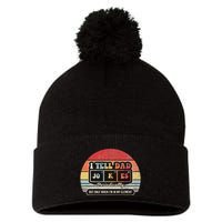 I Tell Dad Jokes Periodically Retro Style Pom Pom 12in Knit Beanie