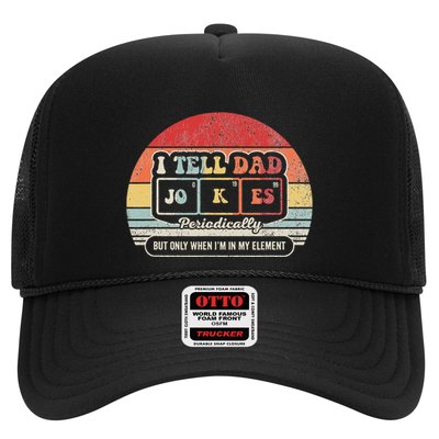 I Tell Dad Jokes Periodically Retro Style Trucker Hat