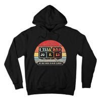 I Tell Dad Jokes Periodically Retro Style Tall Hoodie