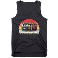 I Tell Dad Jokes Periodically Retro Style Tank Top