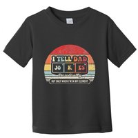 I Tell Dad Jokes Periodically Retro Style Toddler T-Shirt
