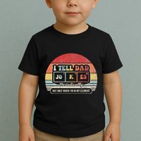 I Tell Dad Jokes Periodically Retro Style Toddler T-Shirt