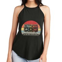 I Tell Dad Jokes Periodically Retro Style Women's Perfect Tri Rocker Tank