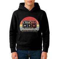 I Tell Dad Jokes Periodically Retro Style Kids Hoodie