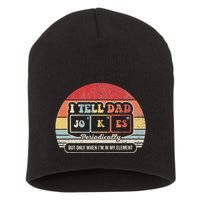 I Tell Dad Jokes Periodically Retro Style Short Acrylic Beanie