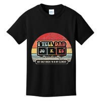 I Tell Dad Jokes Periodically Retro Style Kids T-Shirt